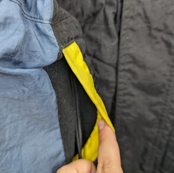 Vintage 90s 00s Embrodered Adidas Logo Zip Up Jacket Black Blue Mens M - Picture 7 of 14